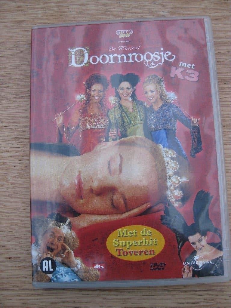 DVD K3 Doornroosje (musical met Kathleen, Karen en Kristel), Alle leeftijden, Ophalen of Verzenden, Zo goed als nieuw