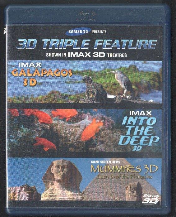 Samsung Presents IMAX 3D Triple Feature 3D. Blu-ray., Cd's en Dvd's, Blu-ray, Ophalen of Verzenden, Gebruikt, Documentaire en Educatief
