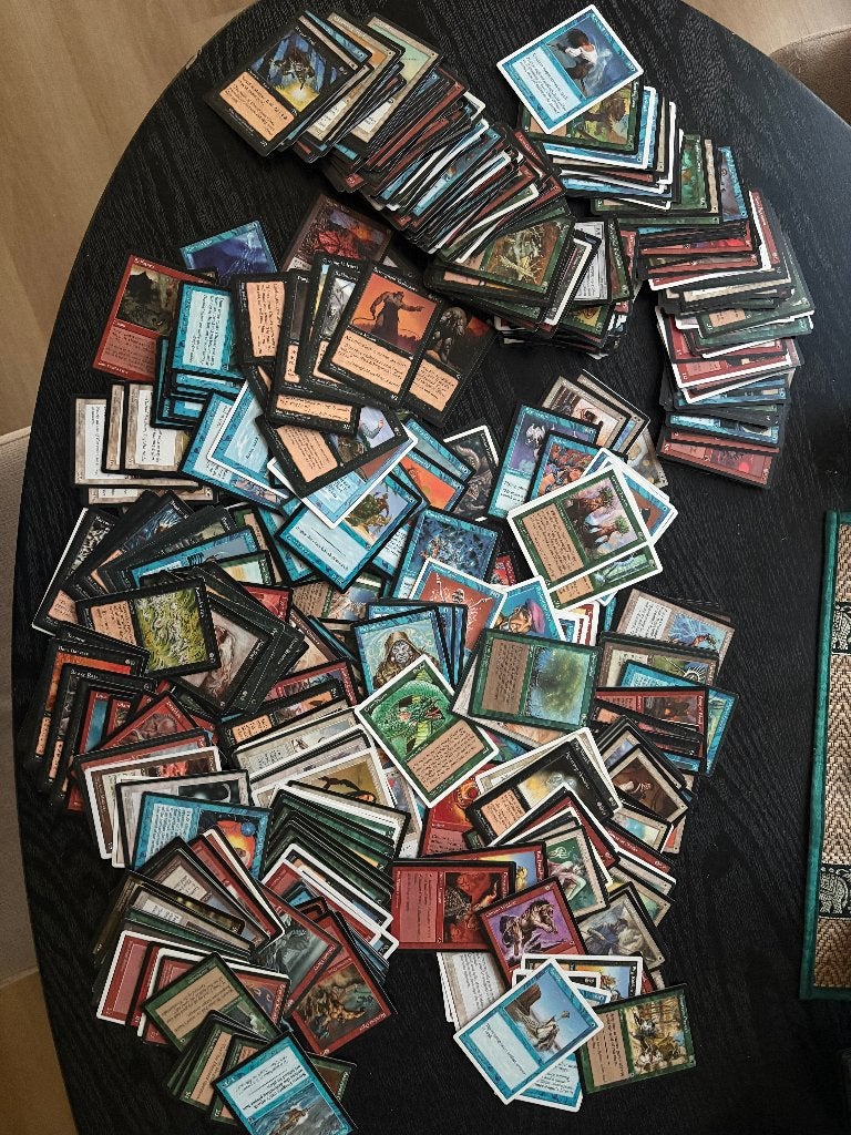 Verzameling oude magic kaarten, Ophalen of Verzenden, Gebruikt, Meerdere kaarten
