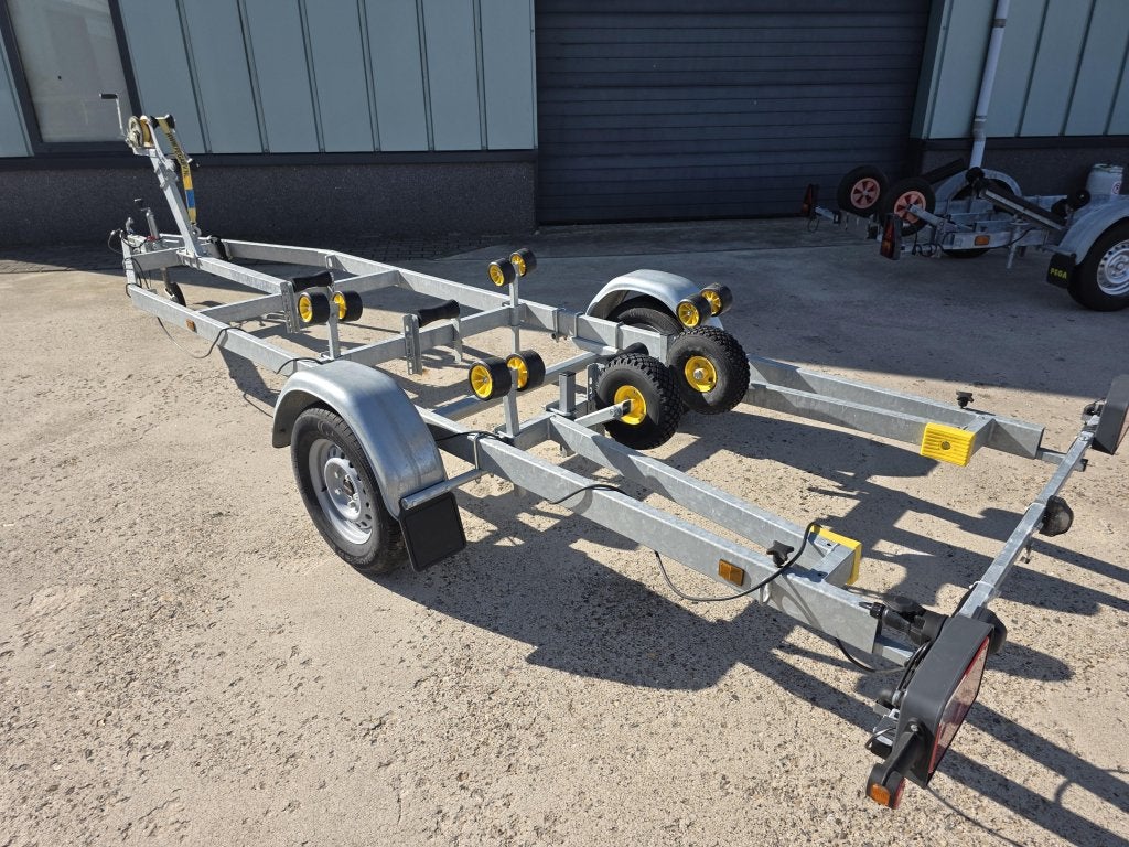 Diverse Pega trailers V750 R1800 en 2700kg, Bakker boten, Gebruikt, Info@bakkerboten.nl, Voorling, 140