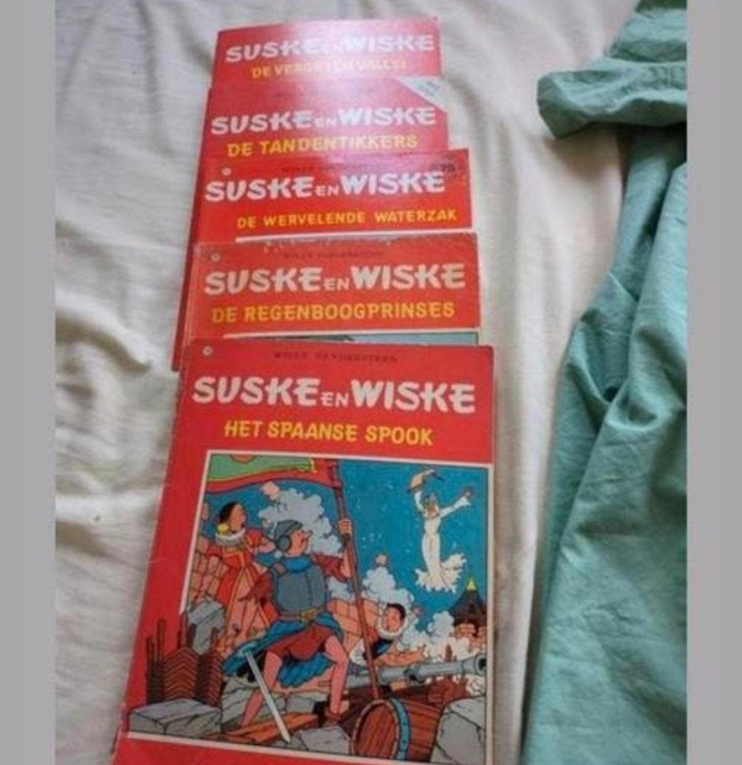 Suske en Wiske stripboeken - 5 titels in goede staat, Boeken, Meerdere stripboeken, Ophalen of Verzenden, Gelezen