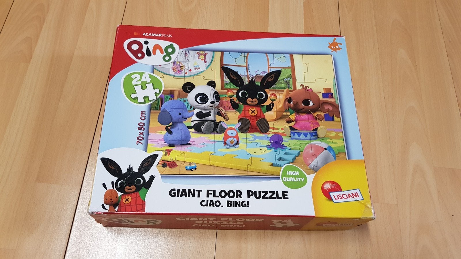 Bing vloerpuzzel 24 stukjes, Ophalen of Verzenden, 10 tot 50 stukjes, Zo goed als nieuw, 2 tot 4 jaar