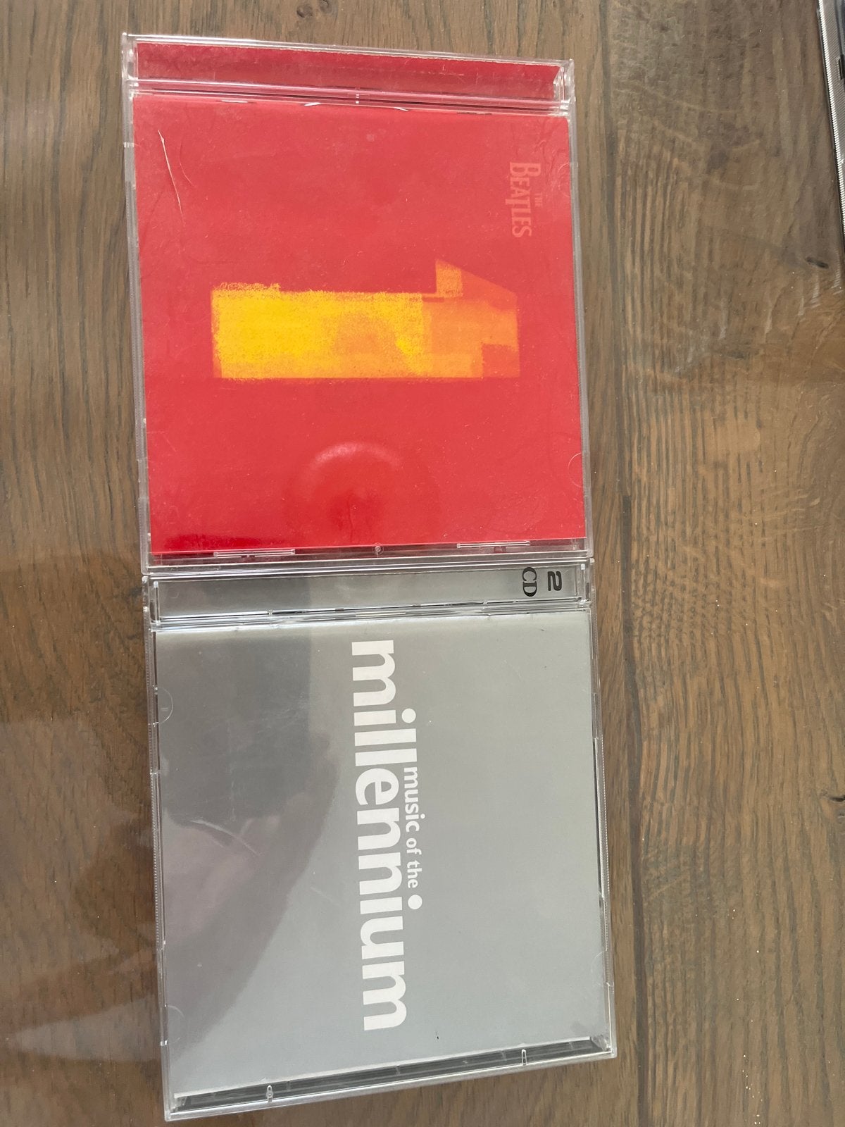 The Beatles 1 & Music of the Millennium CD's, Gebruikt, Pop, Ophalen of Verzenden, Verzamelalbum