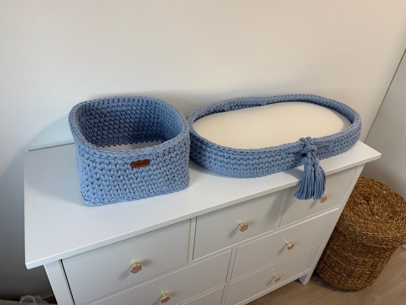 Funfashionbaby verschoonmandje en commodemandje, Ophalen, 50 tot 70 cm, Nieuw, 105 cm of meer