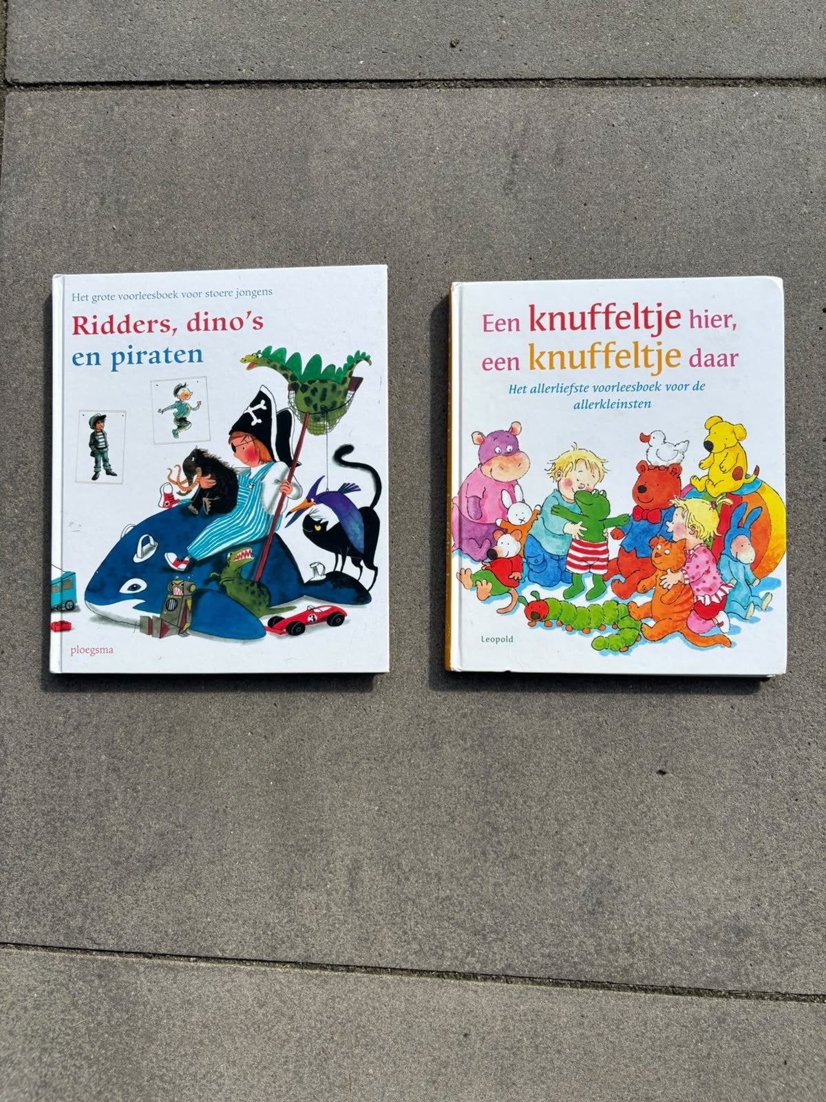 Voorleesboeken: Ridders, dino's en piraten & Een knuffeltje, Ophalen of Verzenden, Gelezen, Diverse auteurs, Fictie algemeen