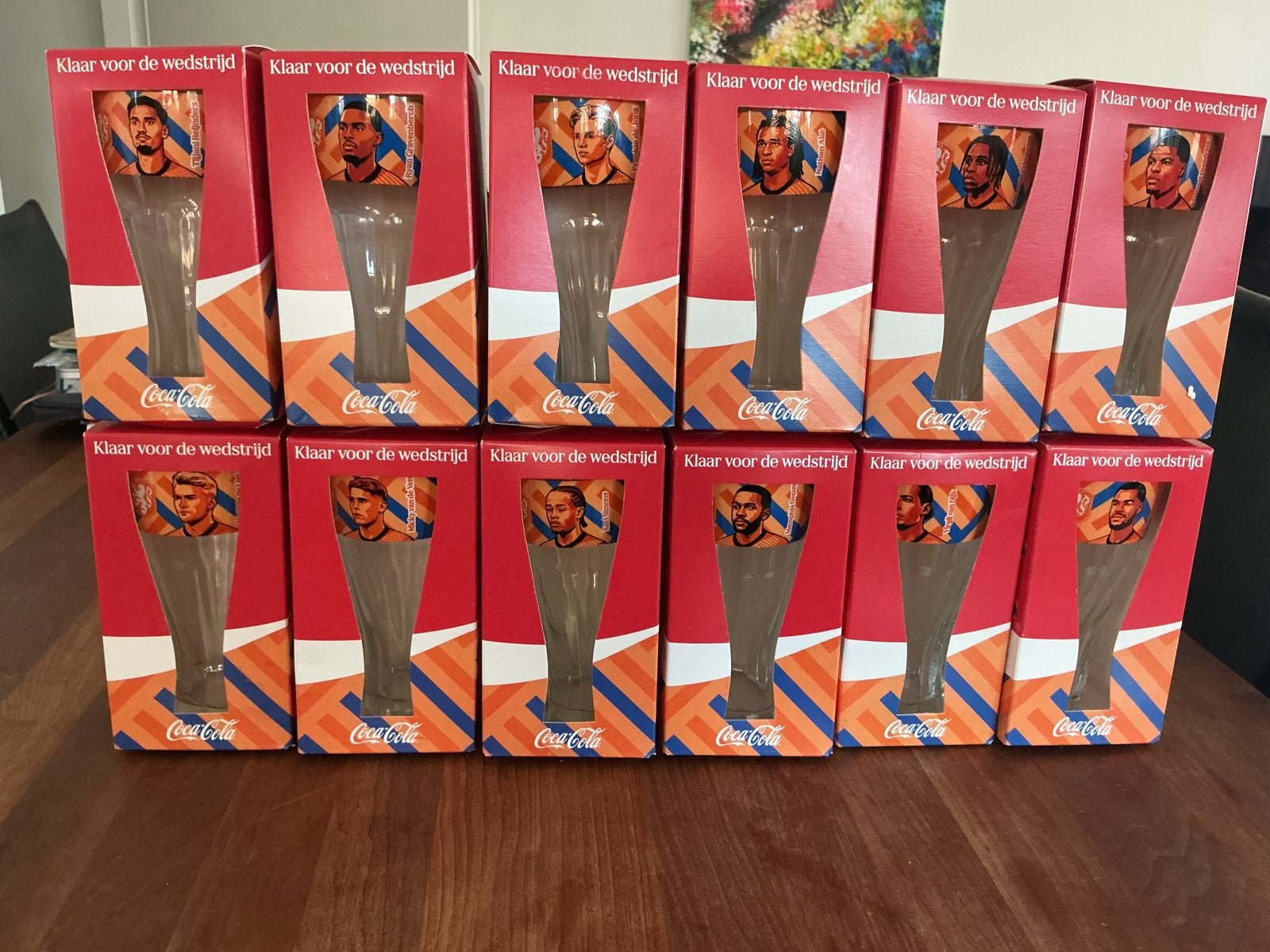 Complete set van 12 Coca-Cola glazen WK 2026 ', Ophalen of Verzenden, Nieuw