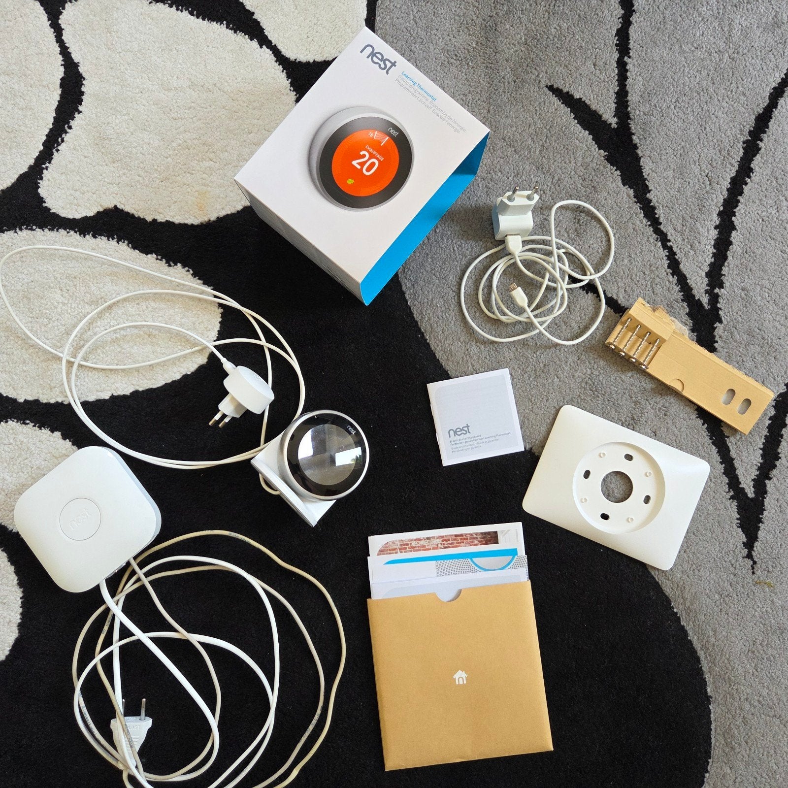 Nest Learning Thermostaat 3e generatie T30 10FD, Ophalen of Verzenden, Slimme thermostaat, Zo goed als nieuw