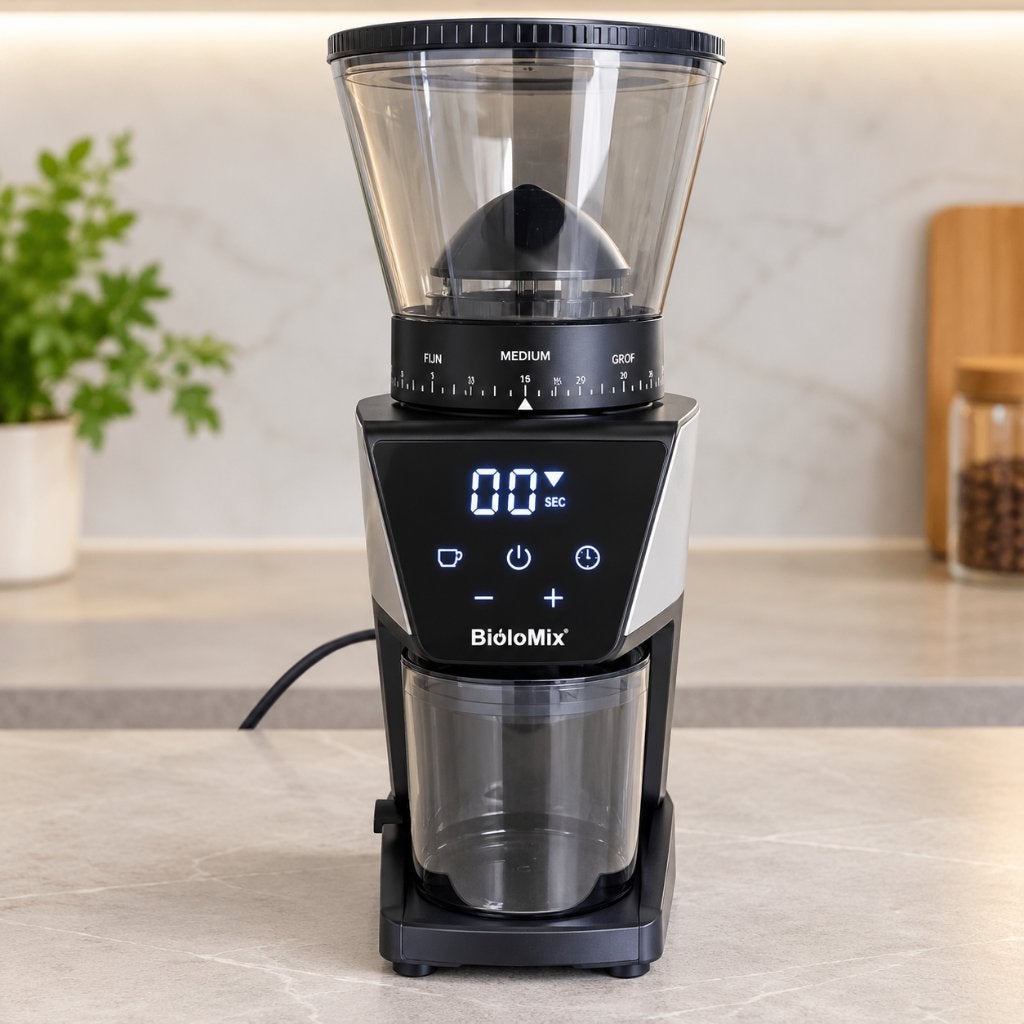 Elektrische Koffiemolen Met 30 Versnellingen, Overige modellen, Verzenden, Nieuw, Koffiebonen
