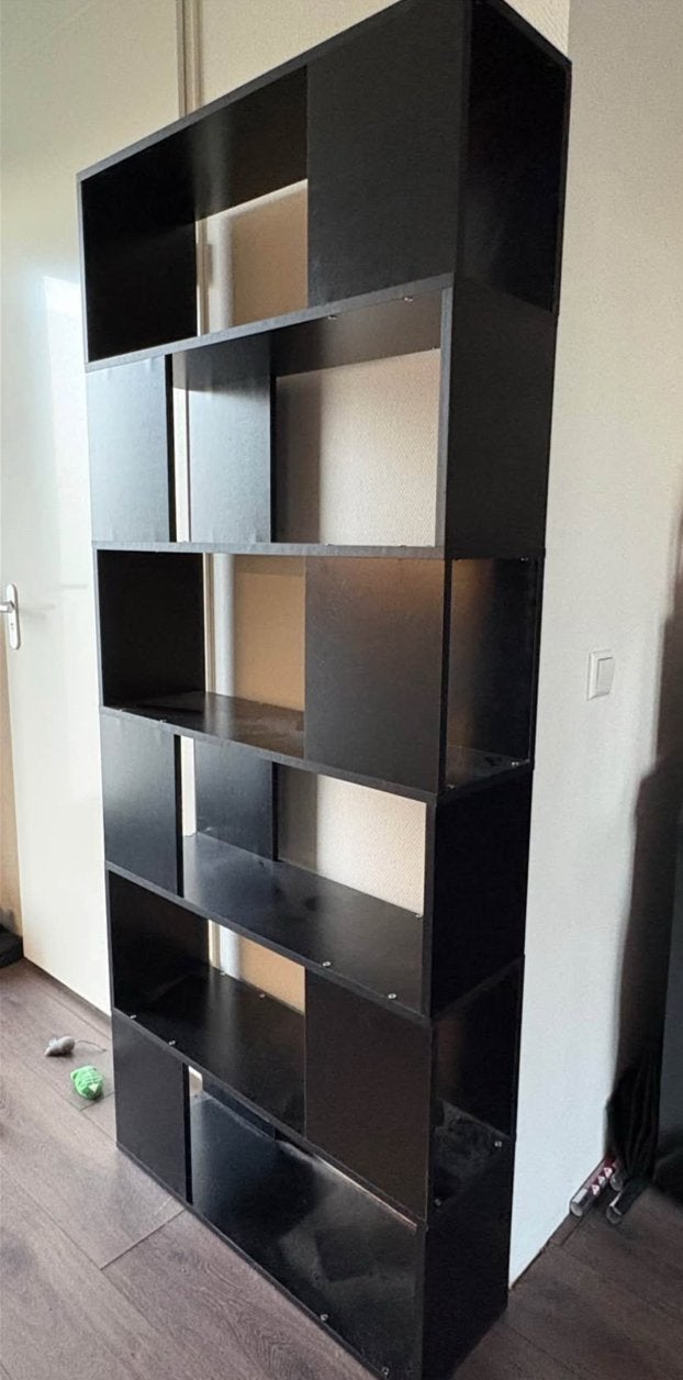 Zwarte kast/kamerscherm, Ophalen, 50 tot 100 cm, Zo goed als nieuw, 150 tot 200 cm