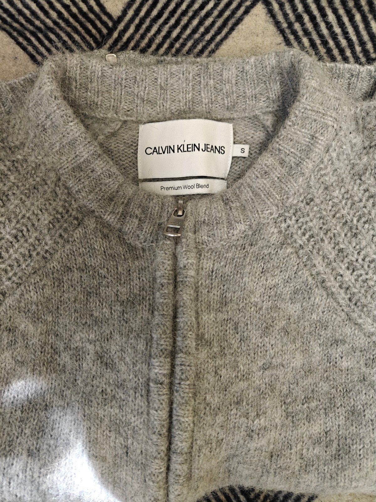 Calvin klein jeans vest, Ophalen of Verzenden, Zo goed als nieuw, Maat 36 (S), Grijs
