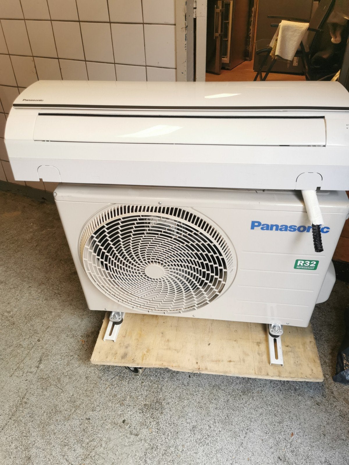 panasonic airco 3,5 kw set, inclusief binnen- en buitenunit,, Witgoed en Apparatuur, 3 snelheden of meer, Ophalen of Verzenden
