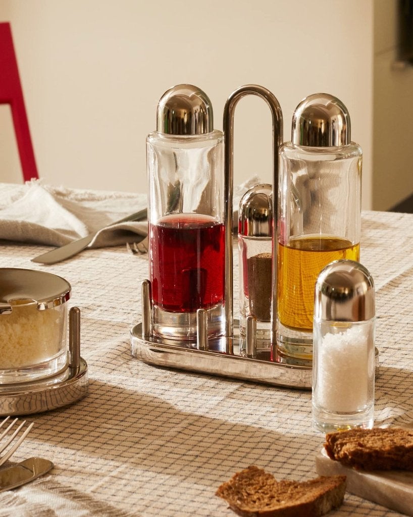 Alessi 5070 kruidenset, Zilver, Ophalen of Verzenden, Zo goed als nieuw, Alessi