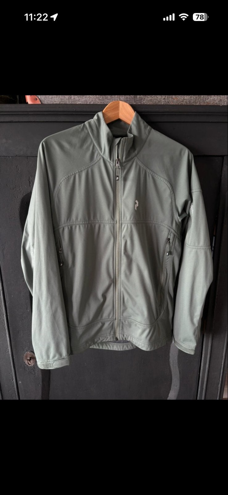 Peak Performance Aneto wind- en waterafstotend jack M groen, Kleding | Heren, Verzenden, Zo goed als nieuw, Maat 48/50 (M), Groen
