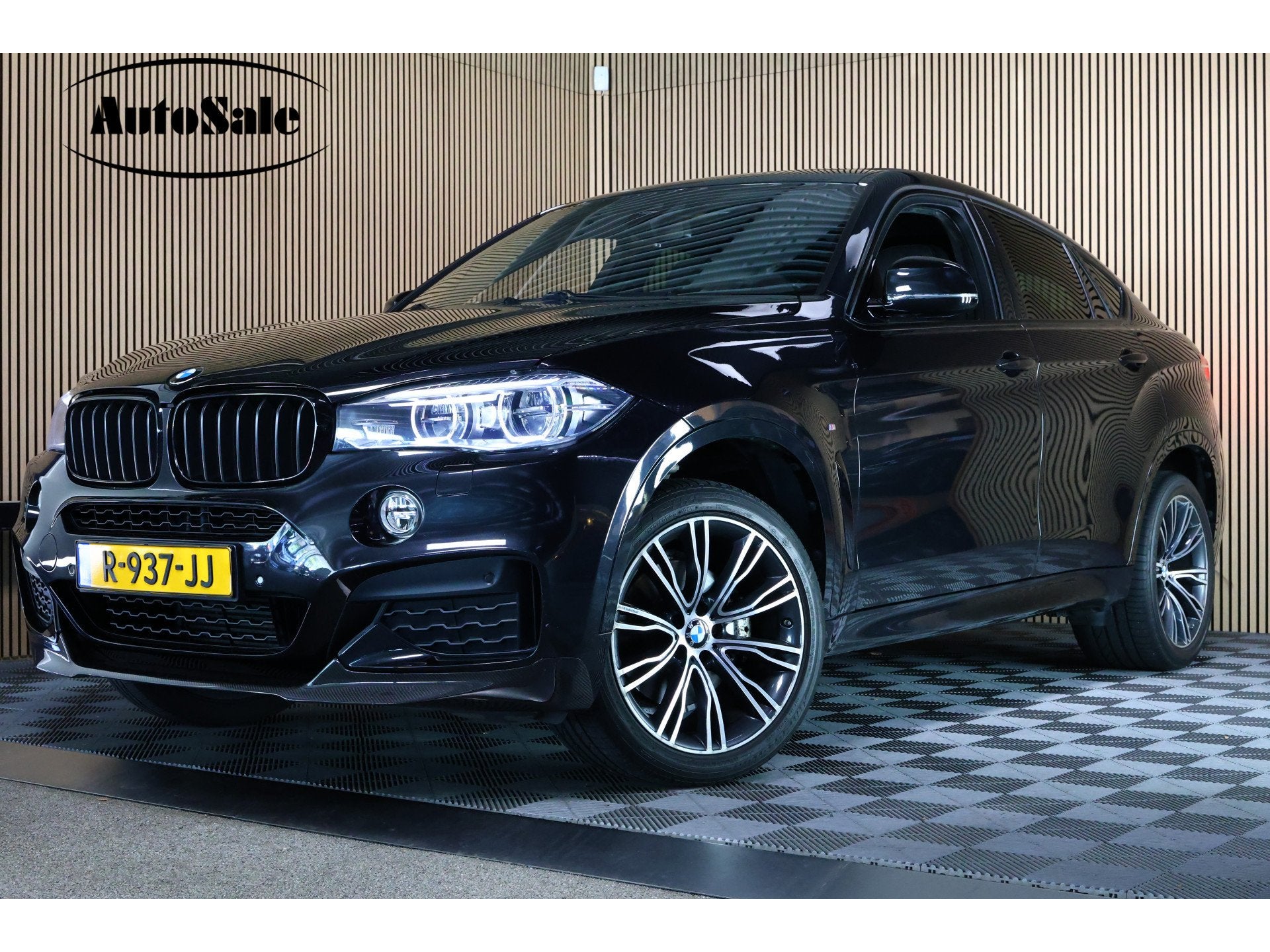 BMW X6 xDrive35i High Executive M AVM SPORT AUTOMAAT LEDER T, Auto's, Gebruikt, Euro 6, 4 stoelen, Zwart
