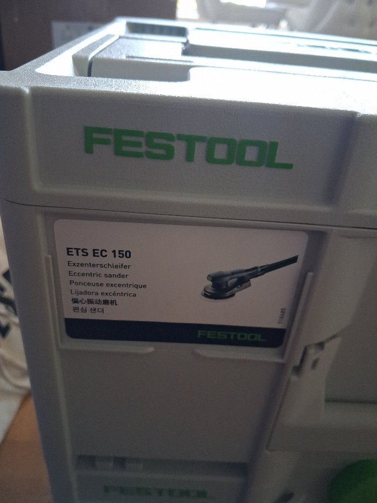 Festool ets ec 150/3, Doe-het-zelf en Verbouw, Ophalen of Verzenden, Nieuw, Minder dan 600 watt, Excentrische schuurmachine