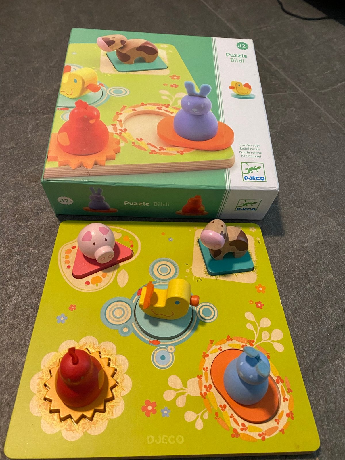 Djeco Puzzle Bildi: Houten Dierenpuzzel voor Peuters, Kinderen en Baby's, Speelgoed | Kinderpuzzels, Ophalen of Verzenden, Zo goed als nieuw