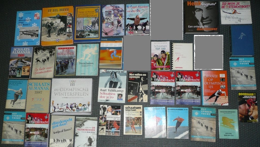126  SCHAATS-  schaatsen boeken, schaatssport, KAARTEN,, Ophalen of Verzenden, Zo goed als nieuw, 126  SCHAATS-  schaatsen boeken, schaatssport, KAARTEN