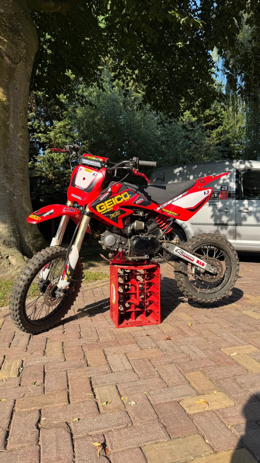 Honda geico 125cc pitbike, Ophalen, 125 cc, Schijfrem, Pitbike