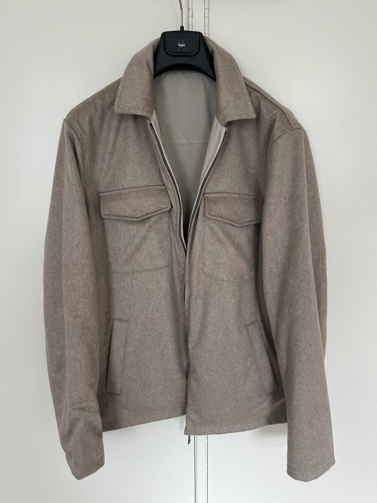 Kiton Kired cashmere jas 54, Verzenden, Zo goed als nieuw, Maat 52/54 (L), Bruin