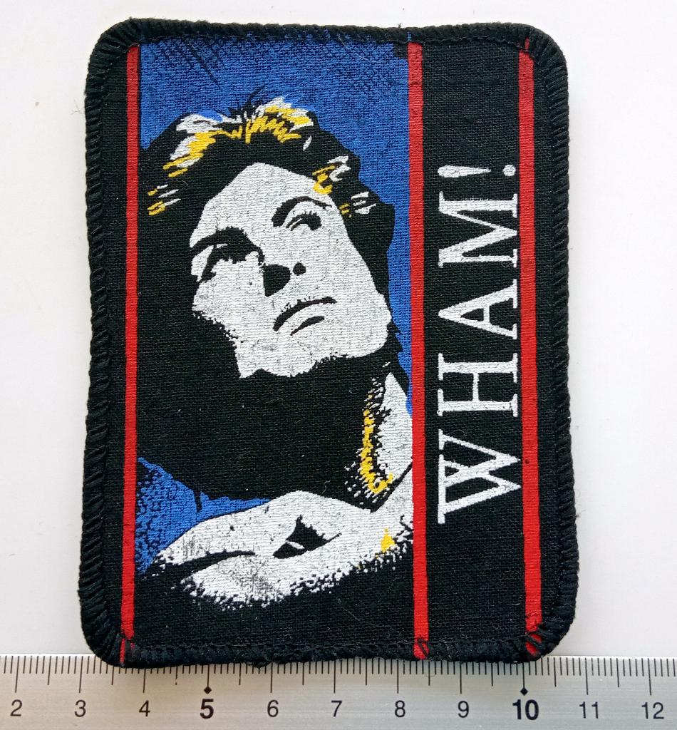 Wham George Michael zeer zeldzame vintage 80's patch w9, Verzenden, Nieuw, Kleding