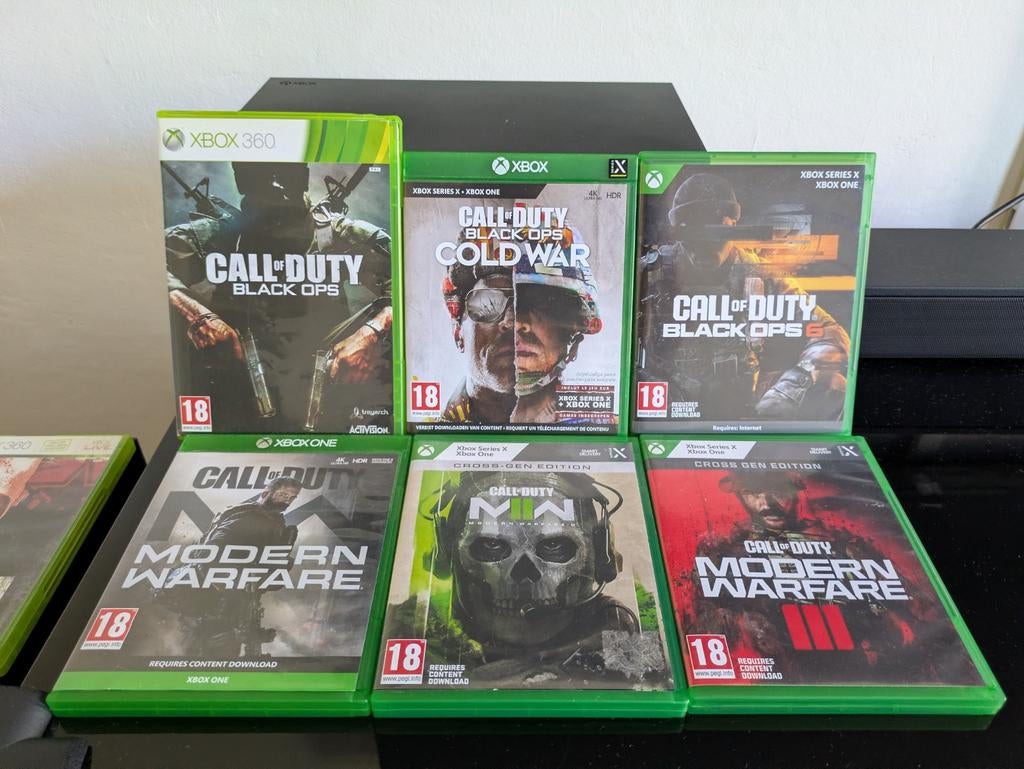 Call of Duty: Modern Warfare & Black Ops Collectie (Xbox), Ophalen, Online, Gebruikt, Vanaf 18 jaar