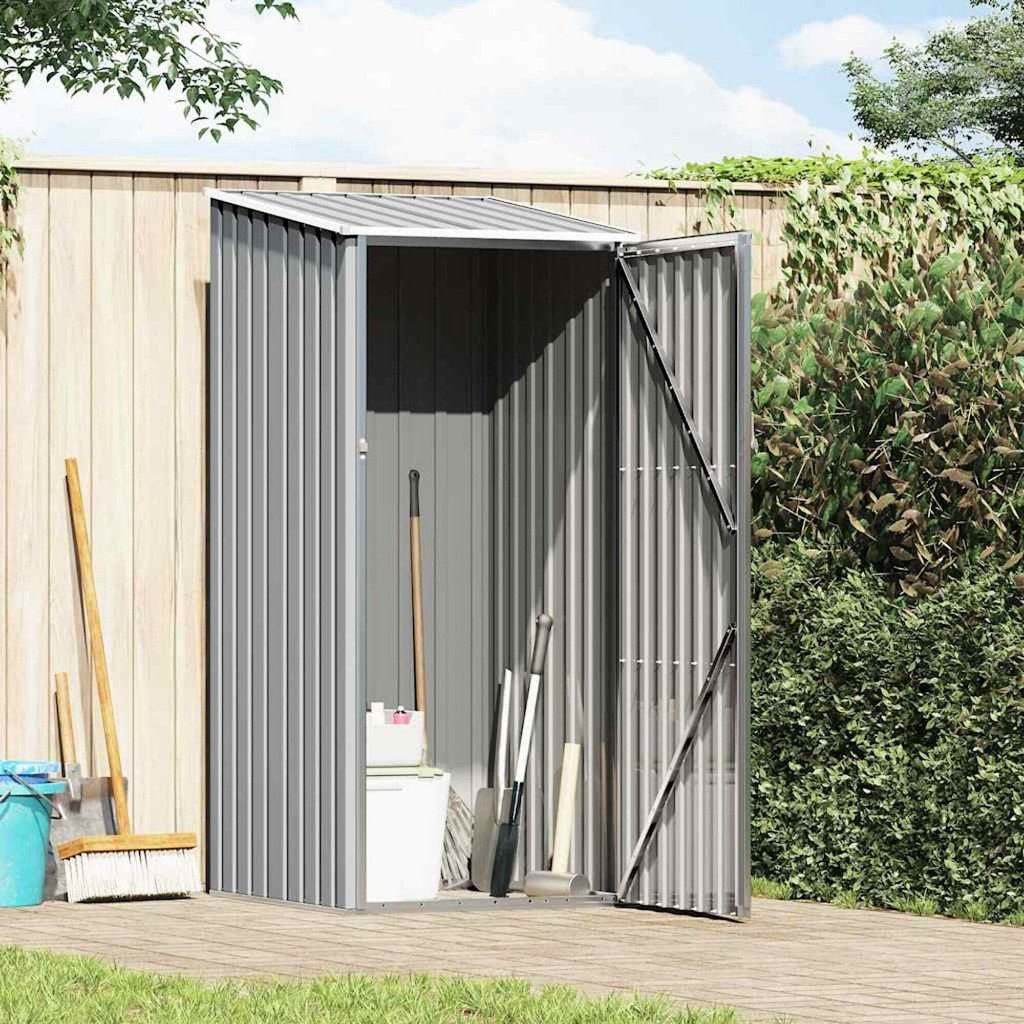 New - Tuinschuur 87 x 98 x 159 cm gegalvaniseerd staal grey, Tuin en Terras, Nieuw, Zonder ramen, Metaal, Ophalen