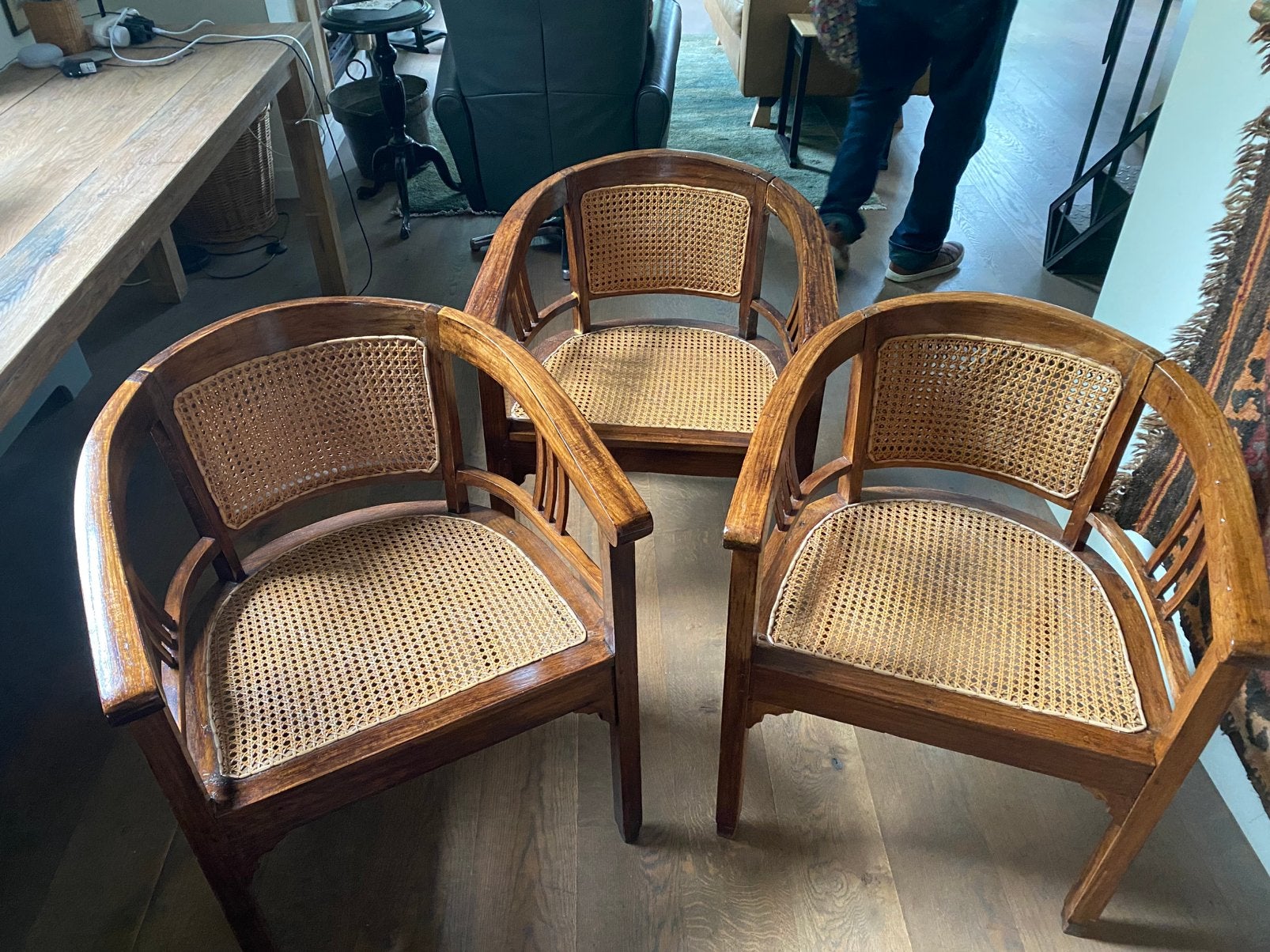 Meerdere sets koloniale stoelen. Vraagprijs per stoel, Ophalen of Verzenden