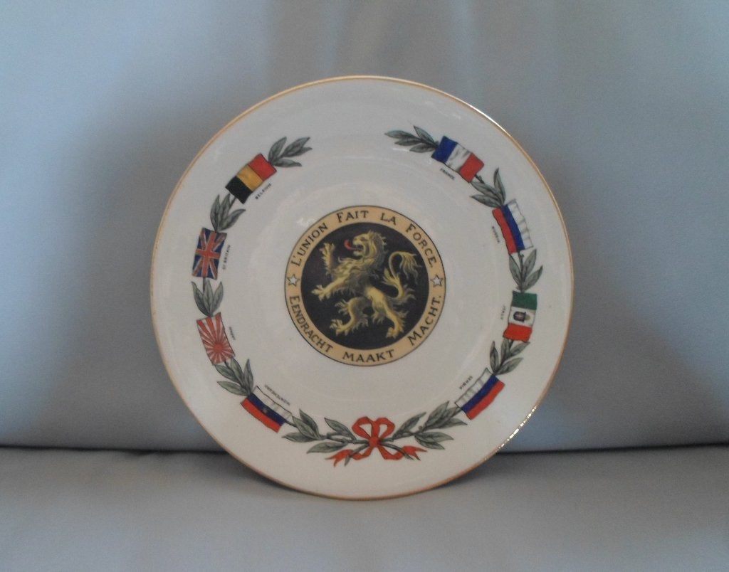 Goss WWI Allied Commemorative Plate 1916, Ophalen of Verzenden, Landmacht, Nederland