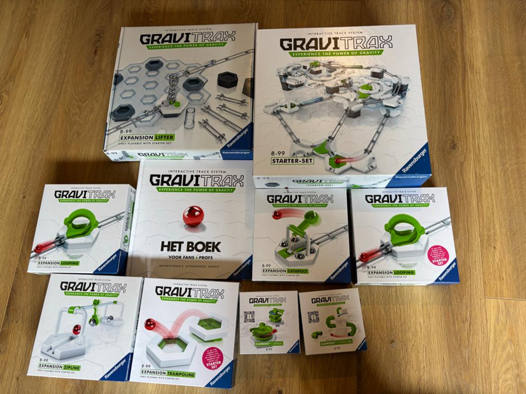 GraviTrax Starter-Set + diverse uitbreidingen en boek, Ophalen of Verzenden, Zo goed als nieuw, Overige merken
