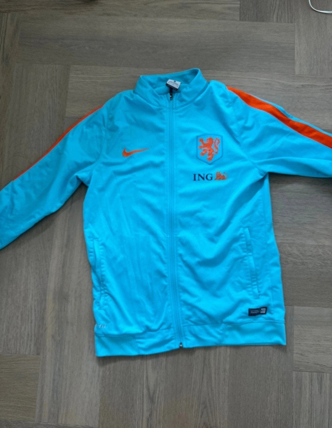 Nike KNVB Oranje Trainingsjack - Maat M, Kleding | Heren, Sportkleding, Nike, Ophalen of Verzenden, Zo goed als nieuw, Voetbal