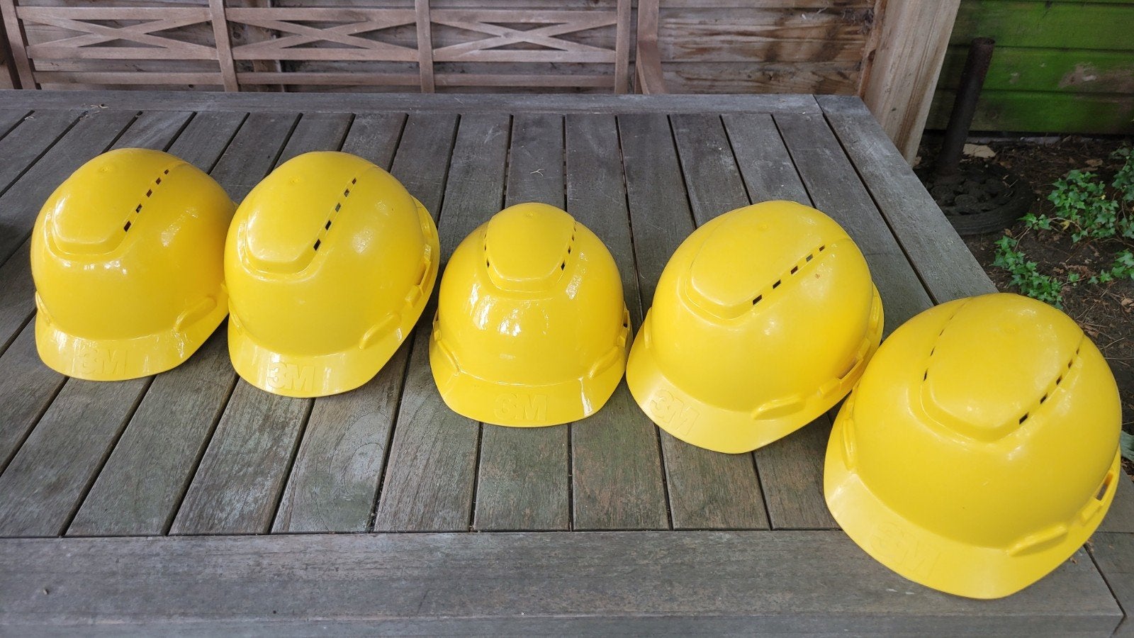 5x Gele Veiligheidshelmen - Nieuwstaat, Ophalen of Verzenden, Zo goed als nieuw