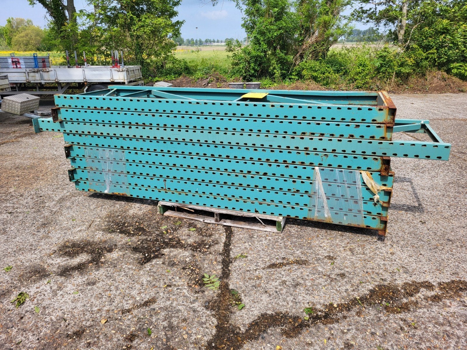 Hovuma C812 staanders palletstelling, Ophalen, Gebruikt