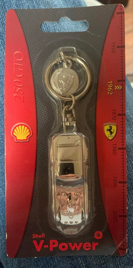 Officiële Ferrari 250 GTO Sleutelhanger - Shell V-Power, Verzamelen, Ophalen of Verzenden, Nieuw, Auto's