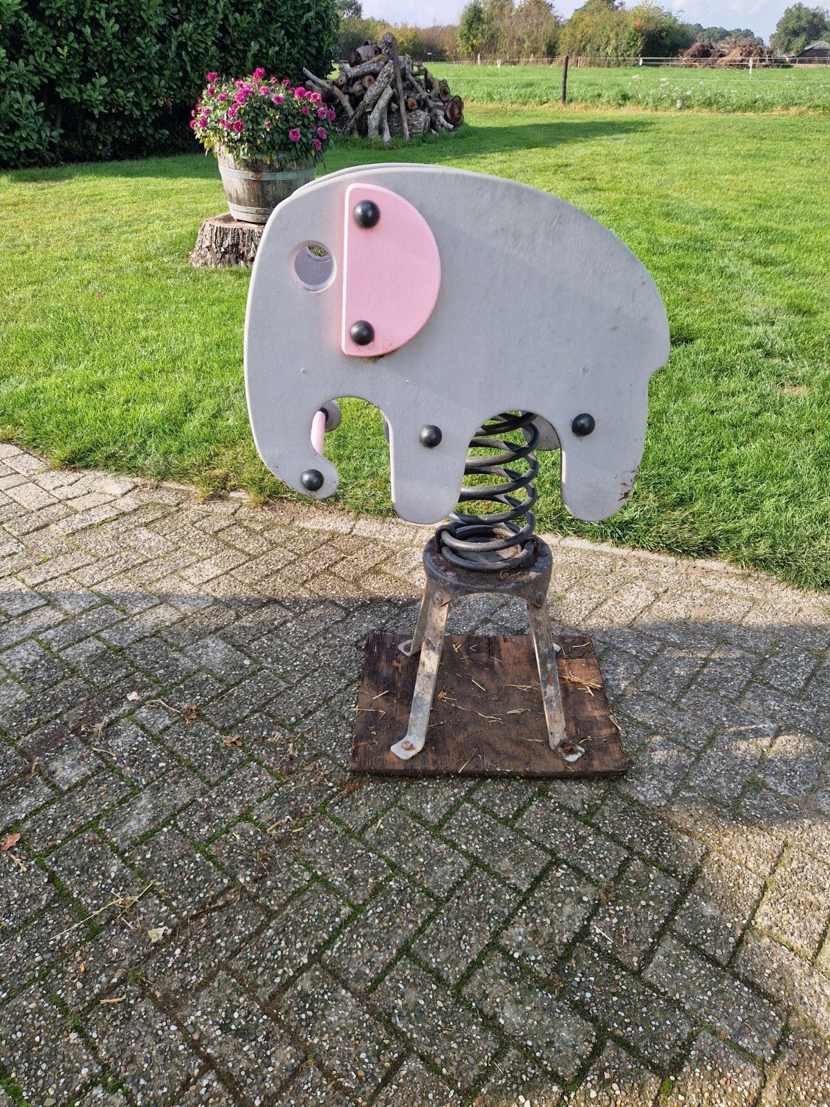 Veerwip olifant voor de tuin, Ophalen, Gebruikt, Overige typen