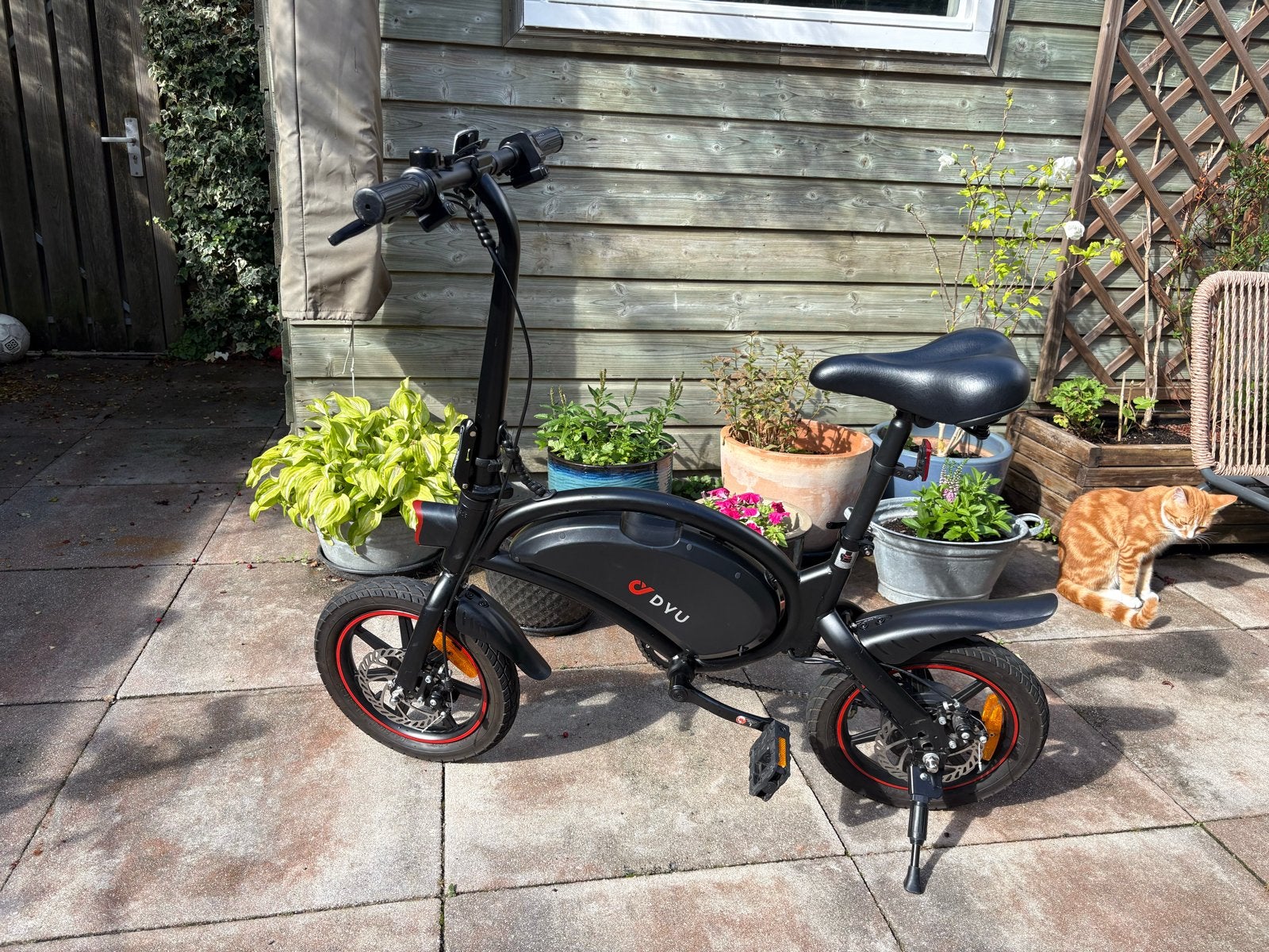 DYU D3F Opvouwbare E-Bike - Zo goed als nieuw, Zo goed als nieuw, Minder dan 47 cm, 30 tot 50 km per accu, Ophalen