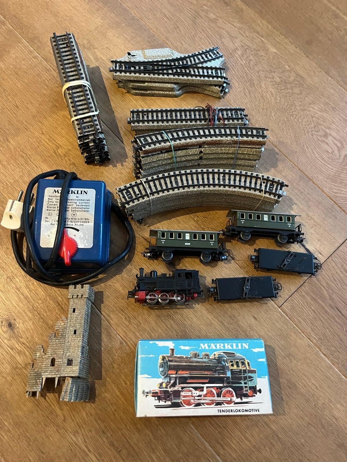 Märklin H0 Spoor Treinset met Locomotief, Wagons en Rails, Wisselstroom, Ophalen of Verzenden, Analoog, Märklin