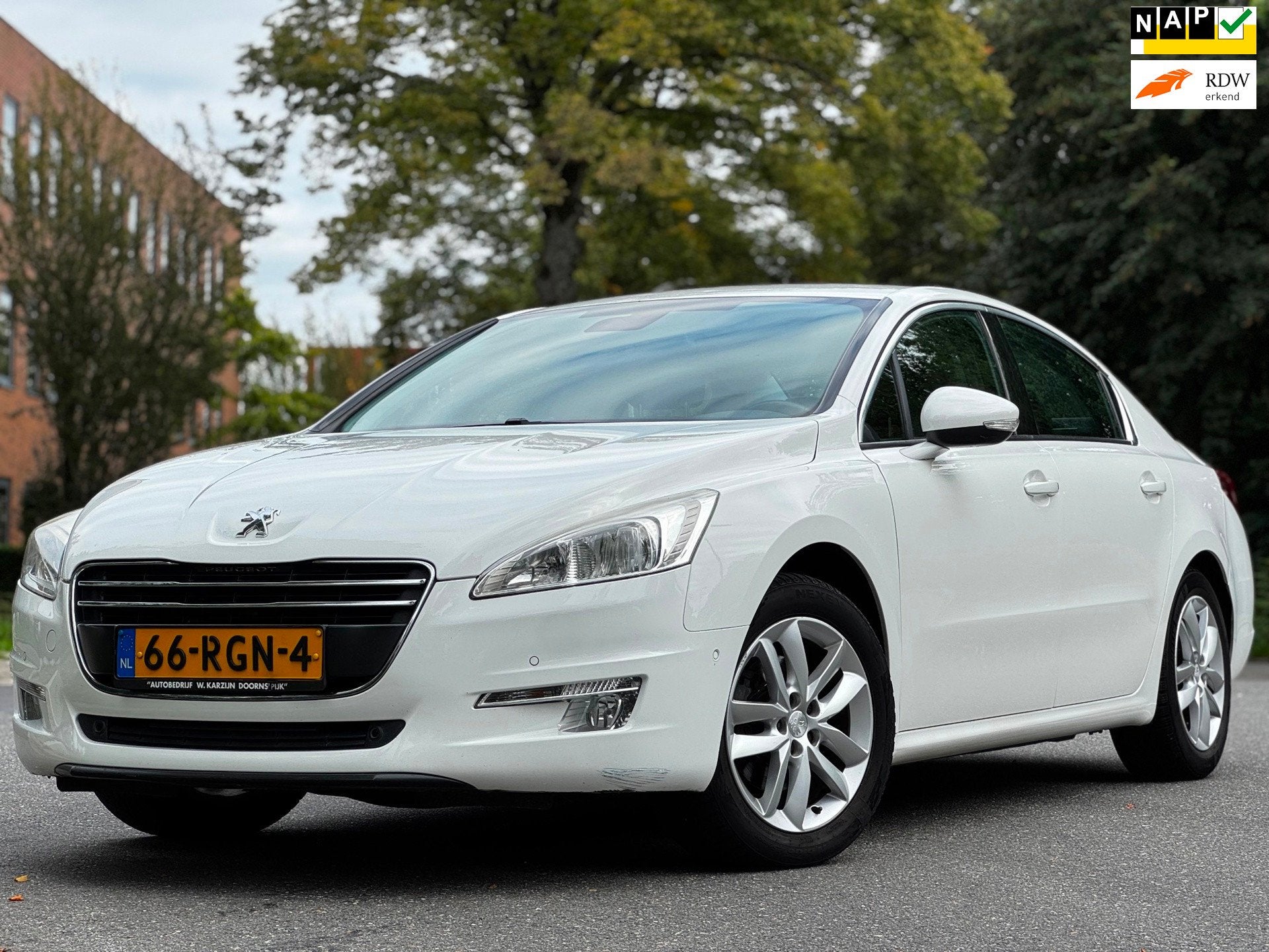 Peugeot 508 1.6 THP Active|NAVI|PDC|CRUISE|AIRCO|ELEKRAMEN|B, Auto's, Voorwielaandrijving, Gebruikt, Wit, Origineel Nederlands
