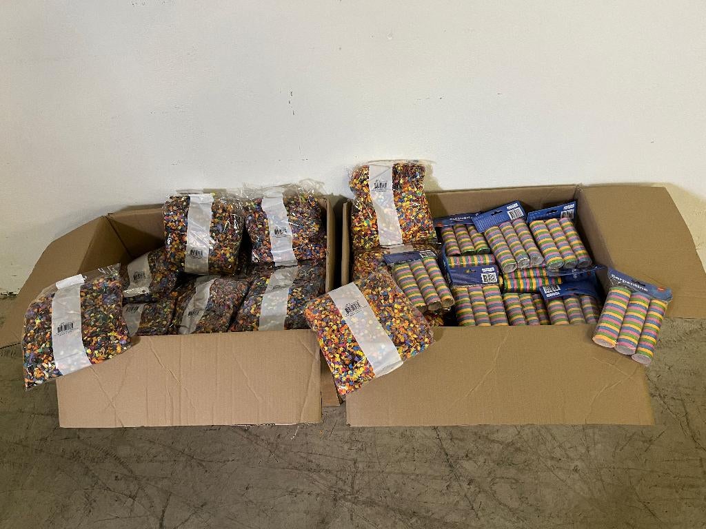 grote partij confetti en serpentine, Ophalen, Nieuw, Versiering, Overige