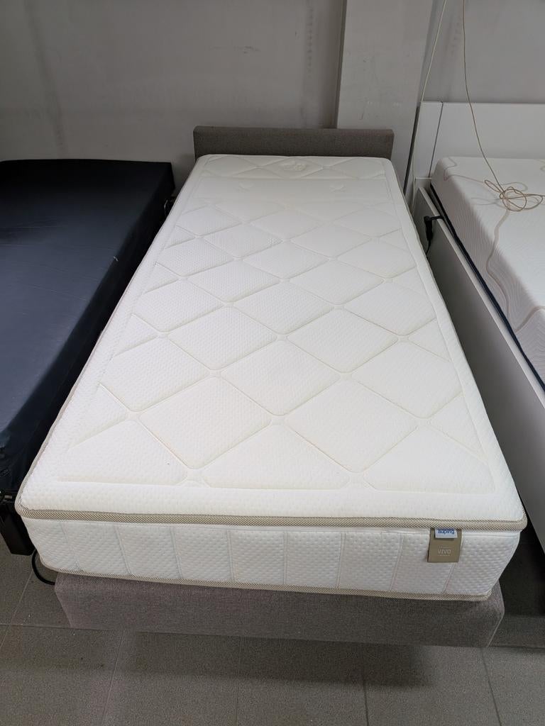Auping Vivo Elektrisch 1-Persoonsbed | 90x200 | Bluetooth, Ophalen, Nr, 90 cm, Eenpersoons