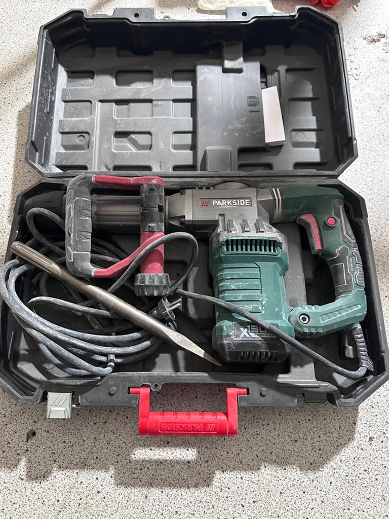 Parkside x1300 breekhamer sloophamer kango, Doe-het-zelf en Verbouw, Gereedschap | Boormachines, Ophalen, Gebruikt, Boor- en/of Breekhamer