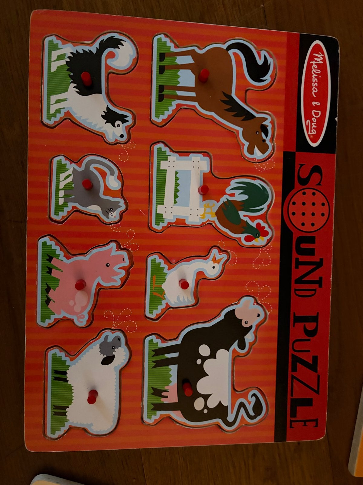 6 houten puzzels, 2 tot 4 jaar, Gebruikt, Ophalen of Verzenden, Van hout