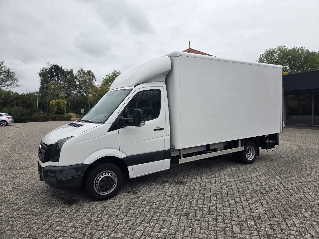 Nette Volkswagen Crafter bus met automatische laadklep, Auto's, Euro 5, Stof, Overige modellen, Grijs