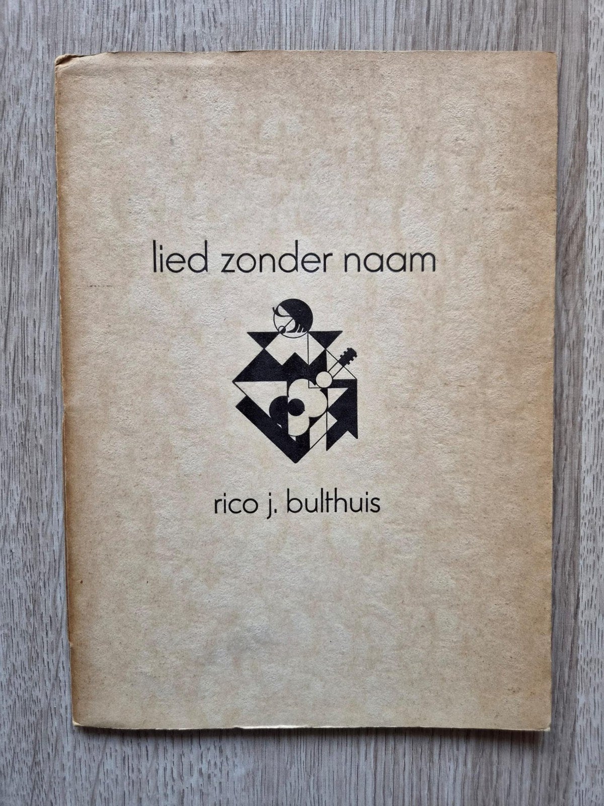 Rico J. Bulthuis – Lied zonder naam (1e druk, 1935), Antiek en Kunst, Ophalen of Verzenden