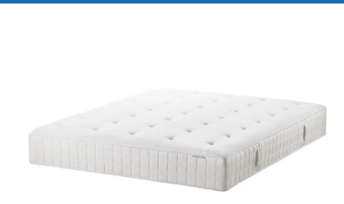HYLLESTAD pocket sprung mattress 160x200, Ophalen, 90 cm, Eenpersoons, Zo goed als nieuw