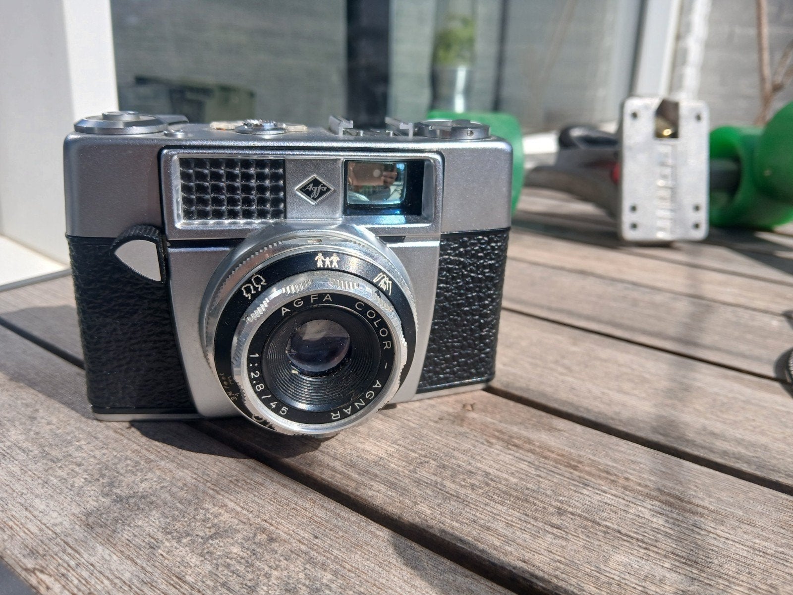 Agfa Optima 1b met doos, Ophalen