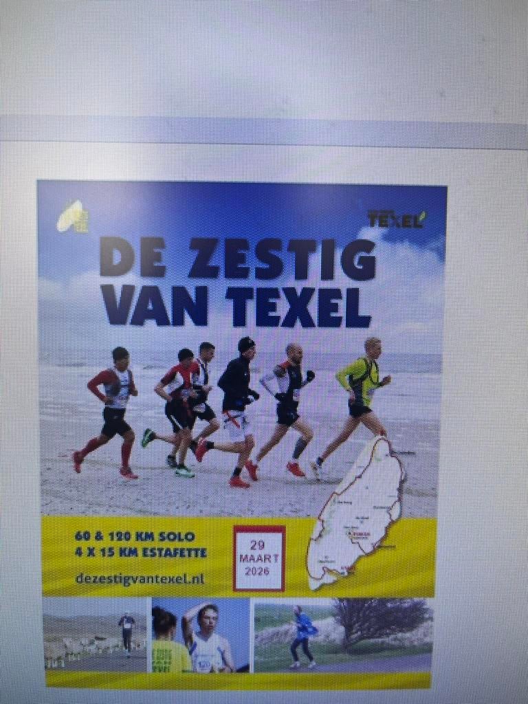 60 van texel estafette, Drie personen of meer, Maart