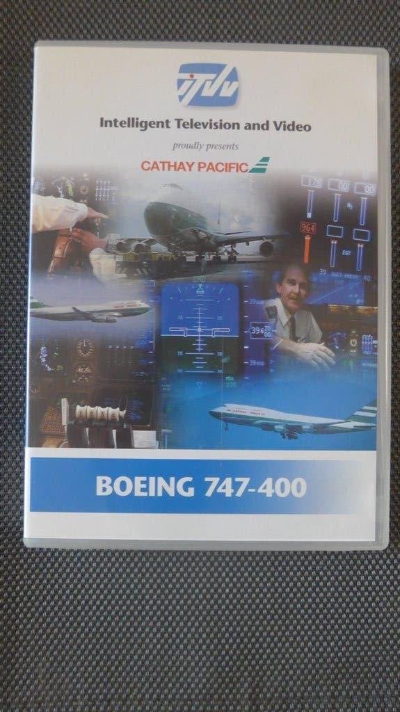 Cathay Pacific Boeing 747-400 DVD ITVV, Ophalen of Verzenden, Zo goed als nieuw, Overige typen