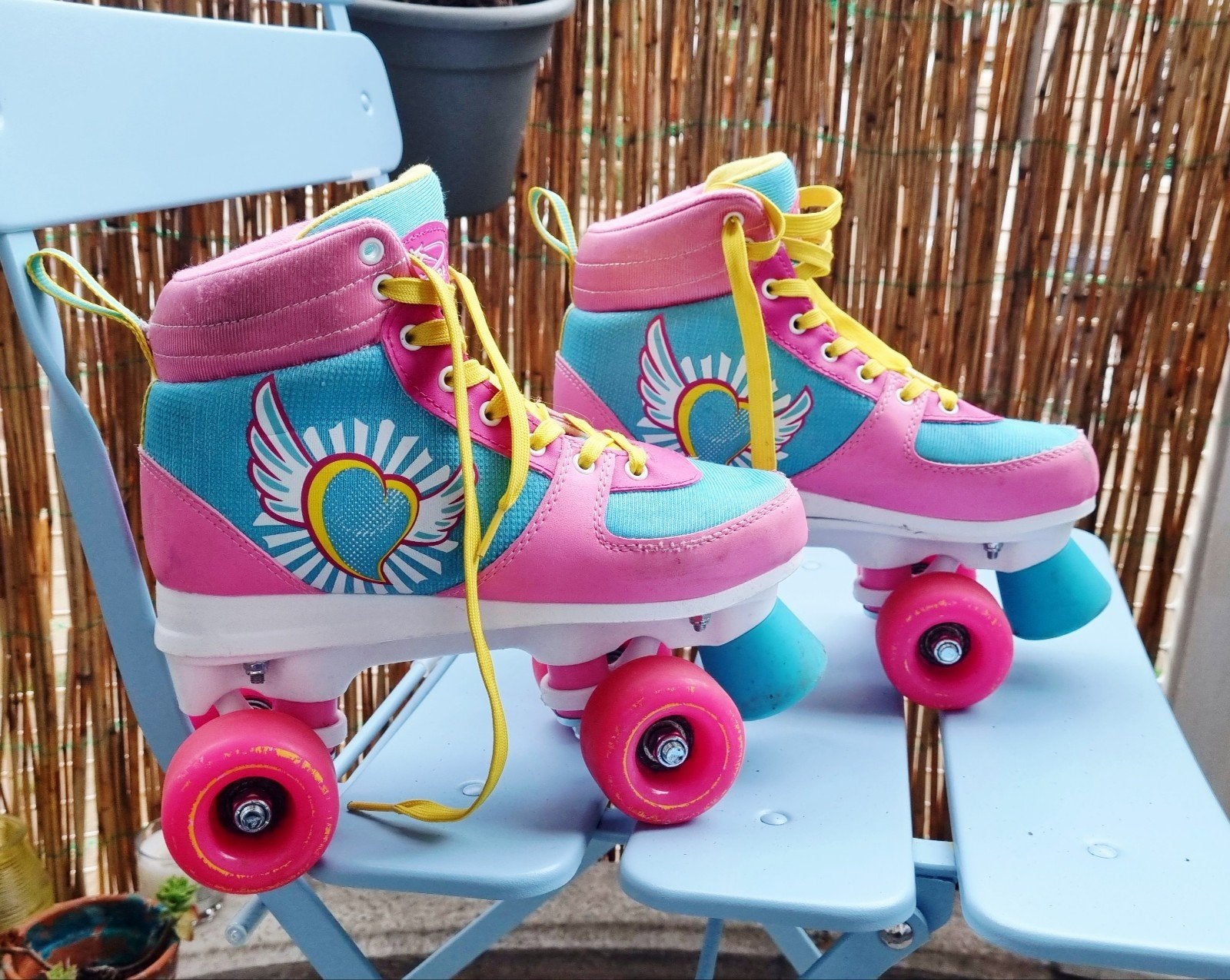 Hudora rolschaatsen - Maat 35/36, Ophalen, Gebruikt, Kinderen