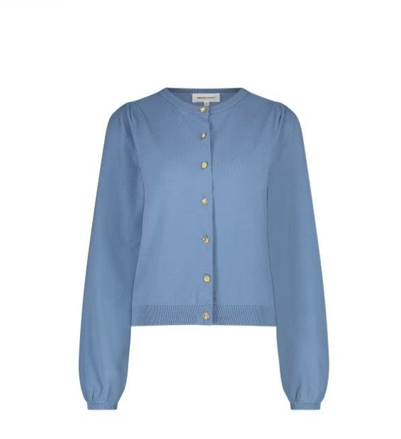Vestje van Fabienne Chapot mt L, Kleding | Dames, Jasjes, Kostuums en Pakken, Ophalen of Verzenden, Zo goed als nieuw, Blauw