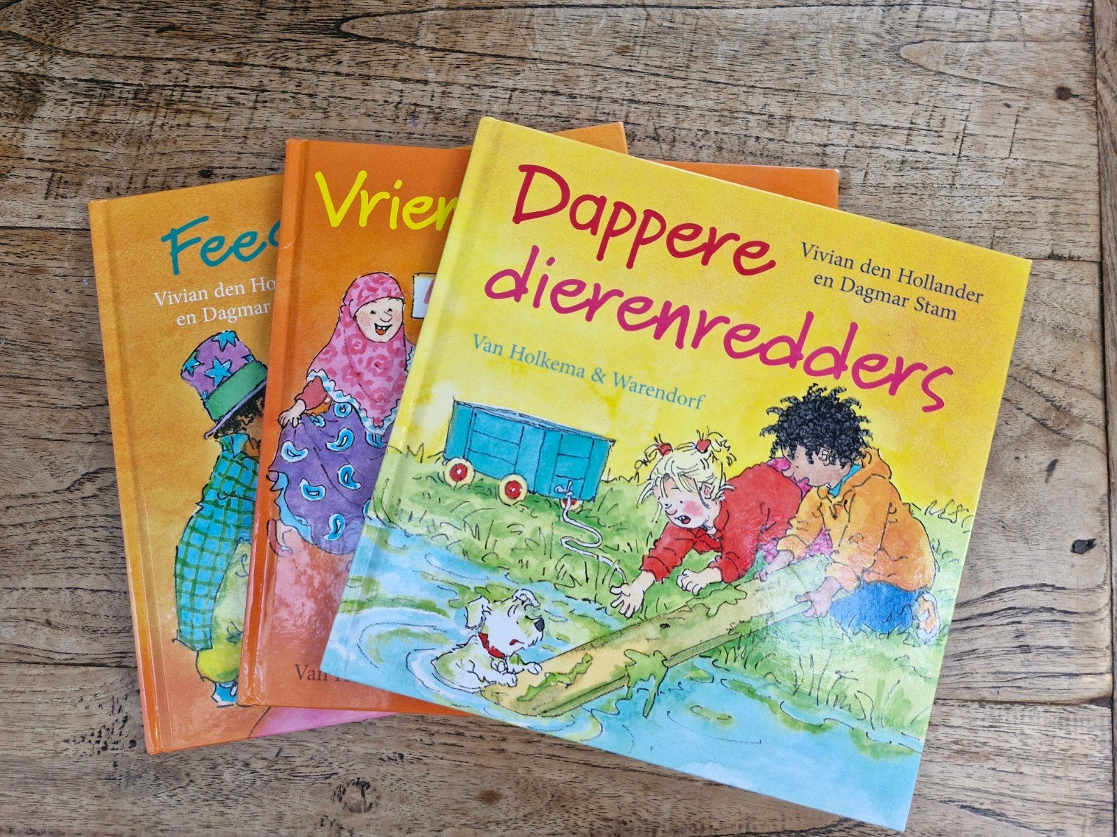 3 leuke voorleesboeken met mooie tekeningen, Gelezen, Vivian den Hollander en Dagmar Stam, Fictie algemeen, Jongen of Meisje